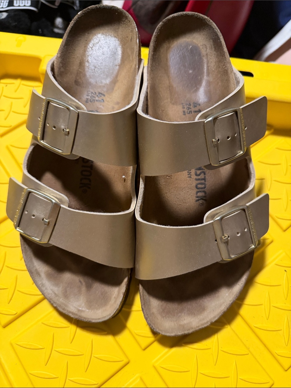 Birkenstock Women's Double Buckle Sandals in Tan